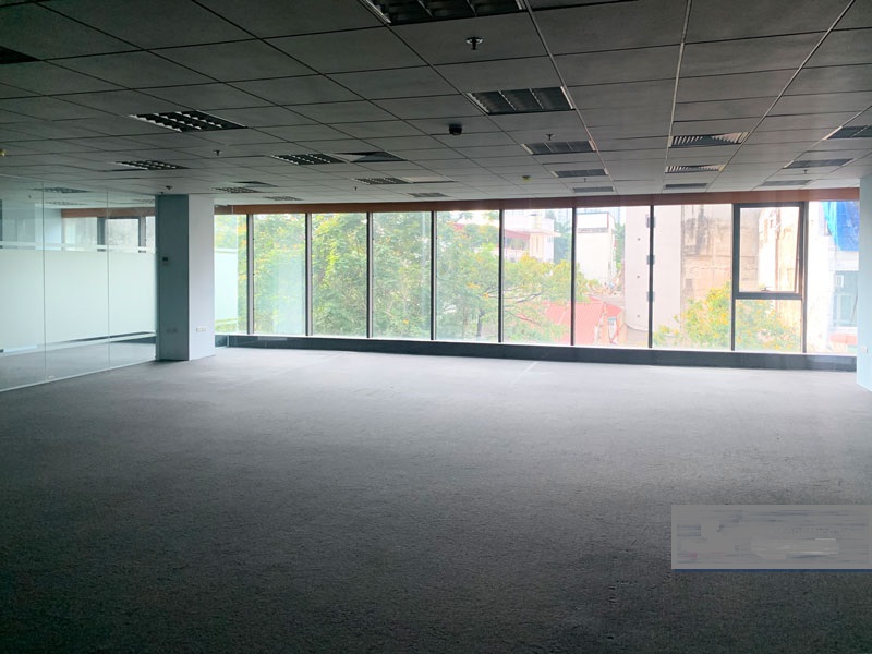 Diện tích mặt sàn trống DC Building