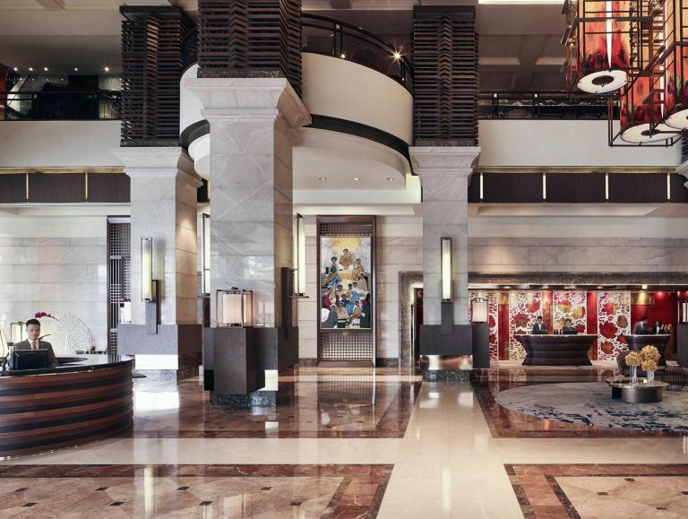 Đại sảnh văn phòng sang trọng Pan Pacific Hanoi