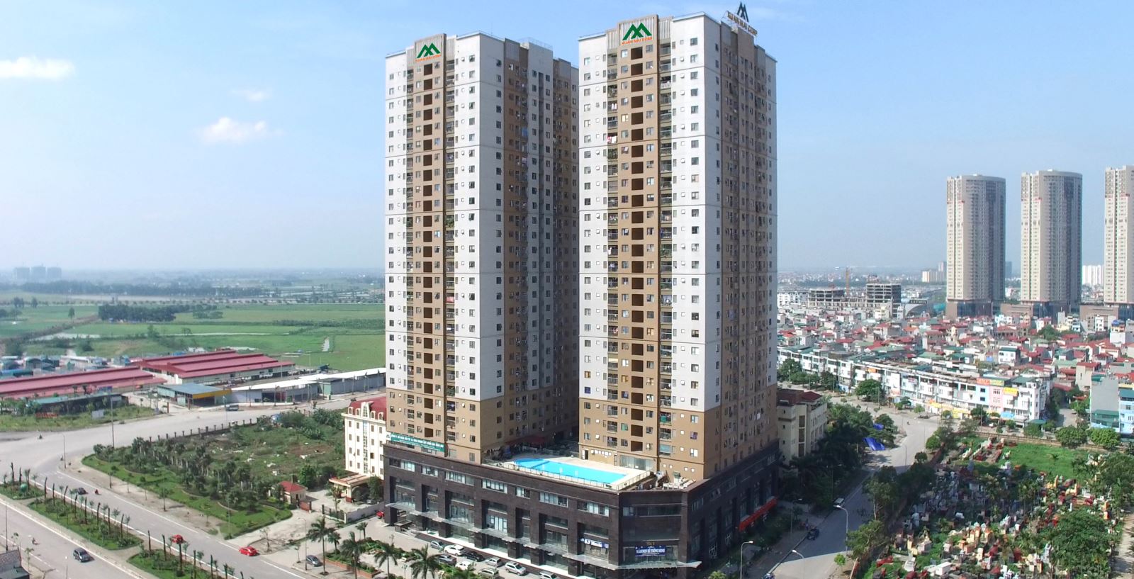 Cho thuê văn phòng diện tích lớn CT2 Xuân Mai Tower Hà Đông – 702m², không gian rộng, giá tốt 180.000đ/m²