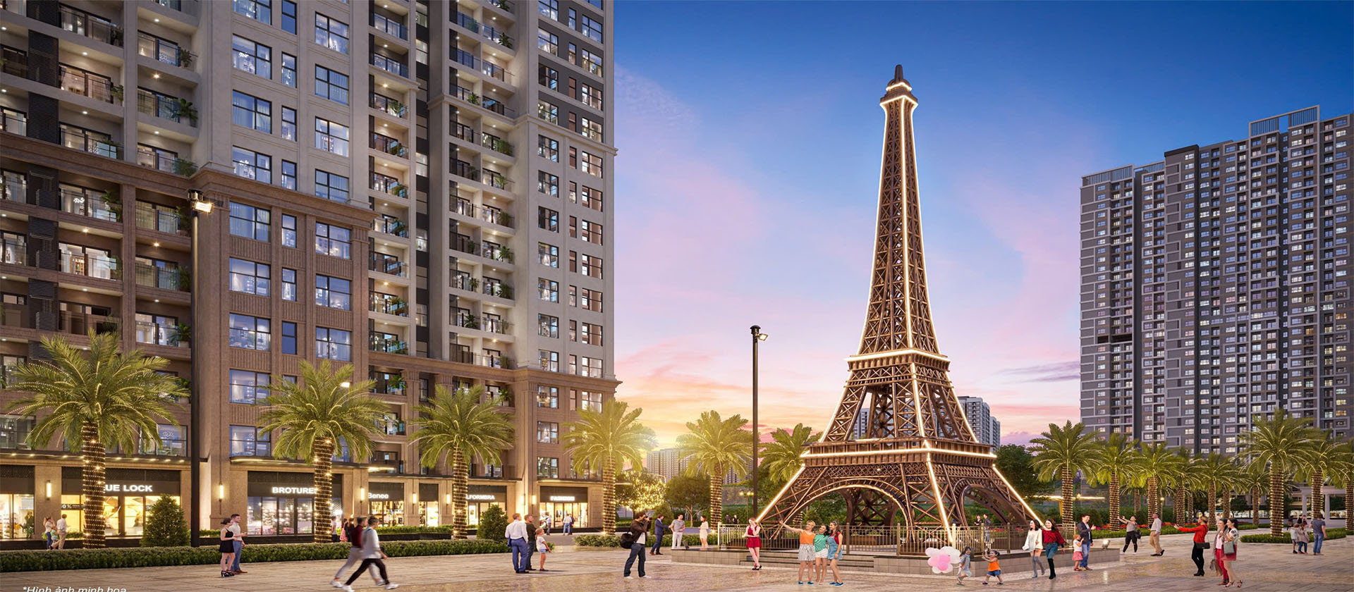 Bán căn 1PN 43m² The Paris, Vinhomes Ocean Park – Giá 3,12 tỷ, tầng trung, view thoáng