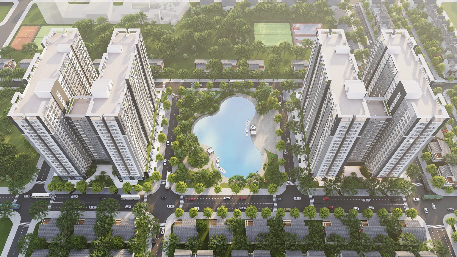 Bán căn hộ Yên Bình Complex, Phổ Yên – View hồ siêu đẹp, giá hấp dẫn