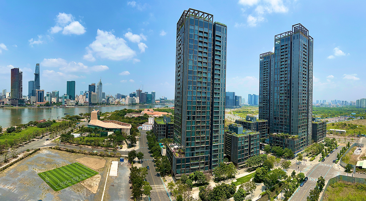 Cho thuê căn hộ Cove Riverside – Empire City, view sông Sài Gòn, nội thất cao cấp