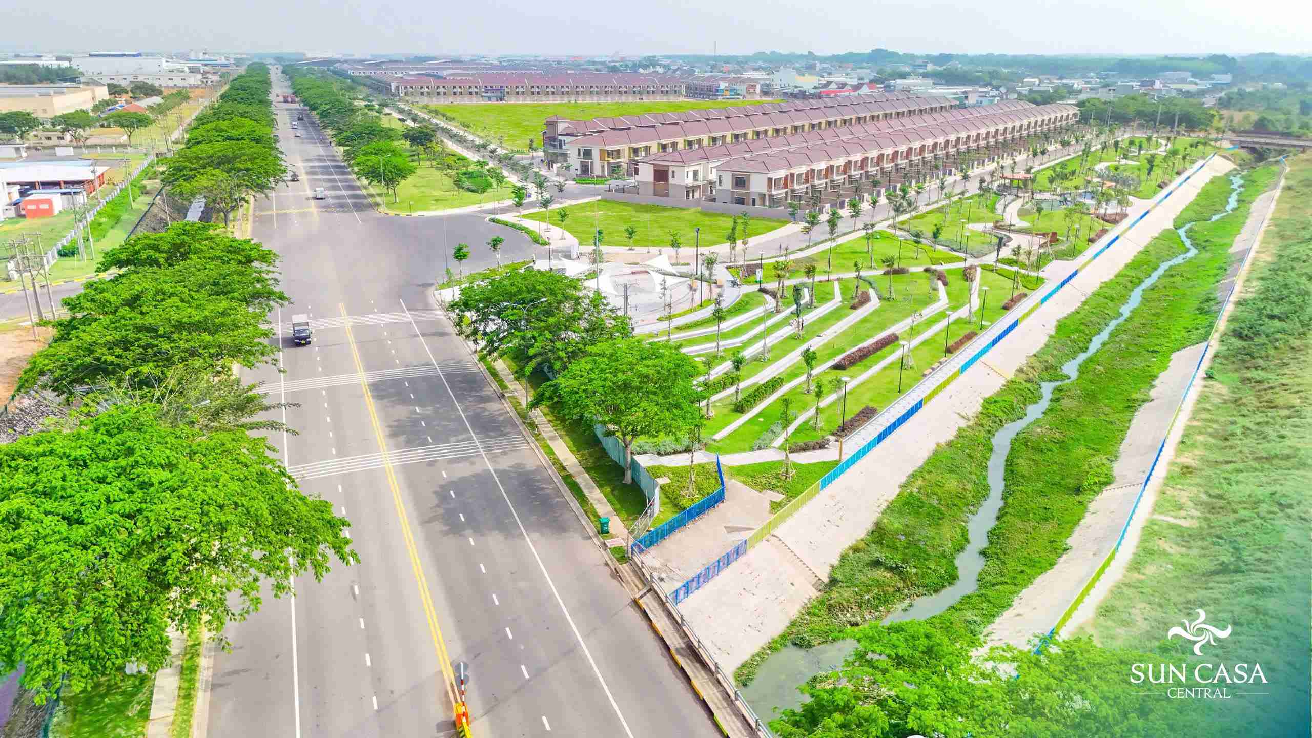 Cho thuê biệt thự Sun Casa Vsip II, 100m2, 4PN, 4wc. Giá thuê 14 tr VND/tháng