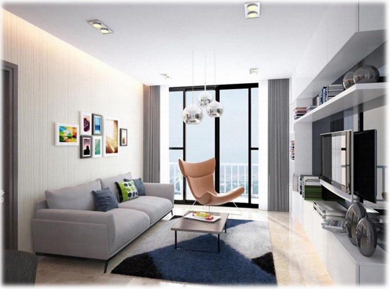 Giỏ hàng Sky Center: Căn hộ 74m², 2PN 2WC, ban công thoáng mát, giá chỉ 14 triệu/tháng
