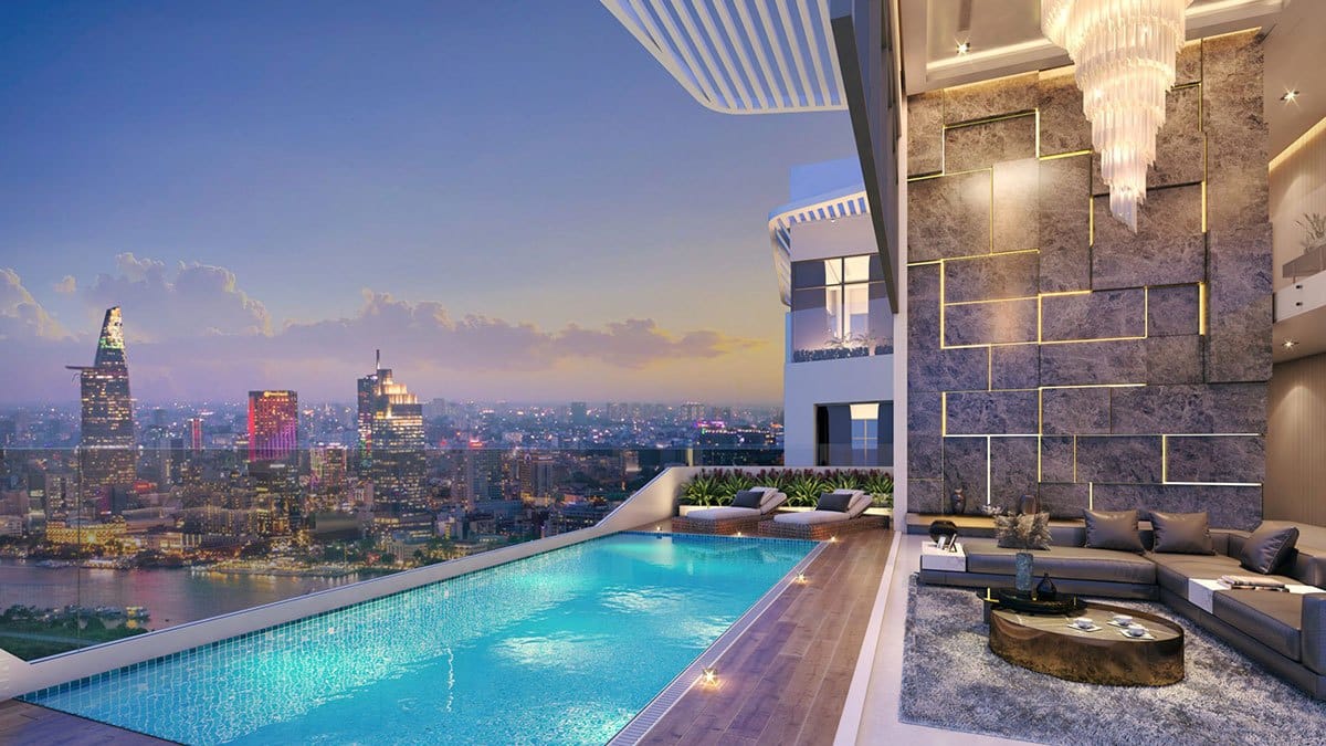 Căn hộ 3 phòng ngủ view sông – Landmark 81, tầng cao 126m² full nội thất, sổ sẵn, giá 35 tỷ