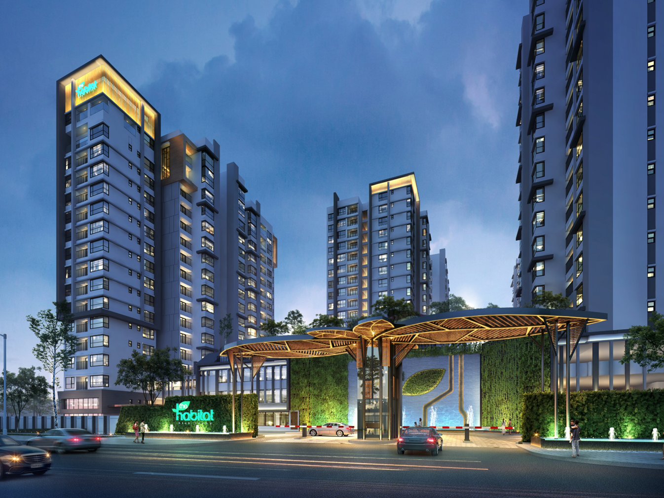 Chính chủ cho thuê căn hộ 2PN tại Habitat Bình Dương – Tầng cao, view hồ bơi, full nội thất, vào ở ngay