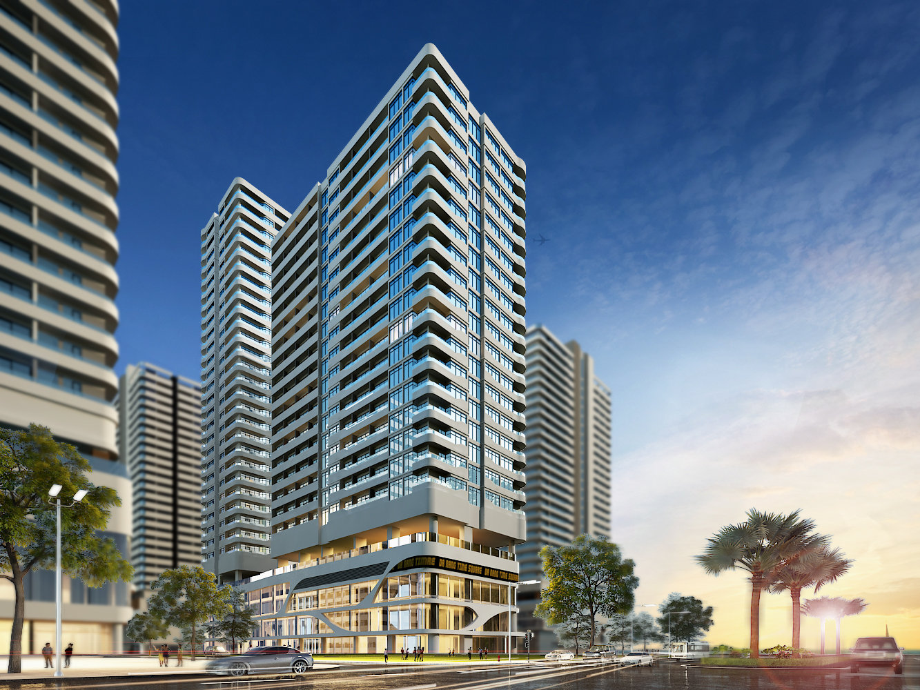 Cho thuê shophouse mặt bằng tại Đà Nẵng Times Square, vị trí đẹp, giá ưu đãi.