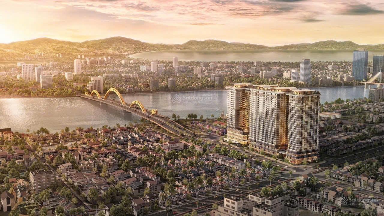Quỹ căn của CĐT dự án The Legend Đà Nẵng, view sông và cầu Rồng