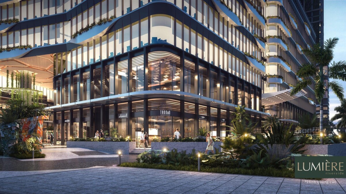 Shophouse góc Lumiere Riverside – vị trí đẹp, dễ kinh doanh