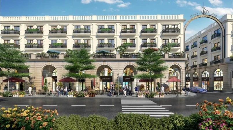 Cho thuê shophouse 6 tầng Kinh Bắc Golden Gate – Trung tâm Trần Phú, Từ Sơn, kinh doanh đa ngành