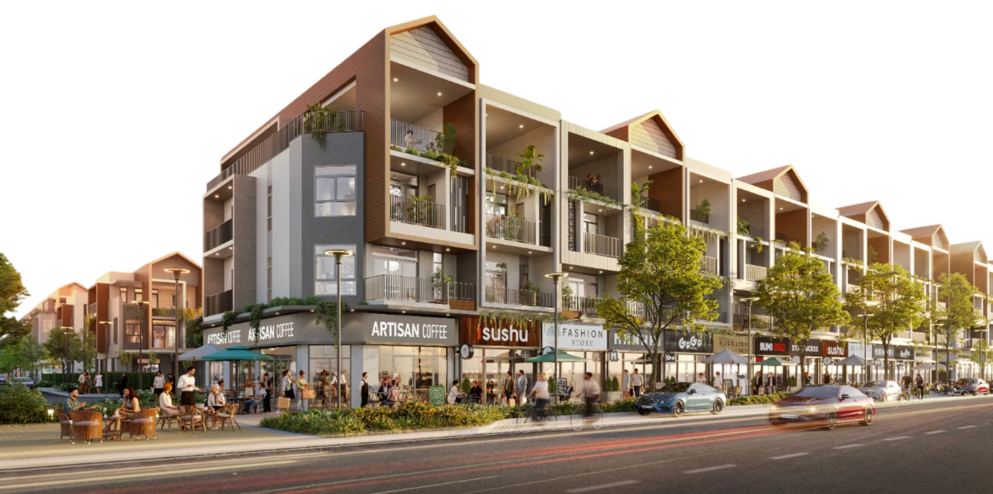 Gamuda Land trực tiếp cho thuê shophouse Artisan Park Bình Dương, ưu đãi miễn phí 6–12 tháng, thời hạn thuê lên đến 4 năm