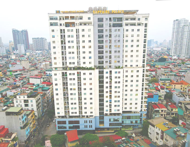 Cho thuê căn hộ Sapphire Palace – số 4 Chính Kinh, 110m², 3PN, 2WC, full nội thất, view đẹp, giá 16 triệu/tháng, vào ở ngay.