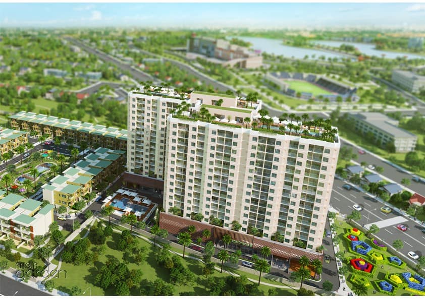 Bán căn hộ An Gia Garden 63m2 2PN 2WC sổ hồng 3tỷ9 hỗ trợ vay.