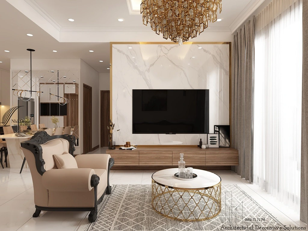 Cho thuê căn hộ Cove Riverside – Empire City, view sông Sài Gòn, nội thất cao cấp