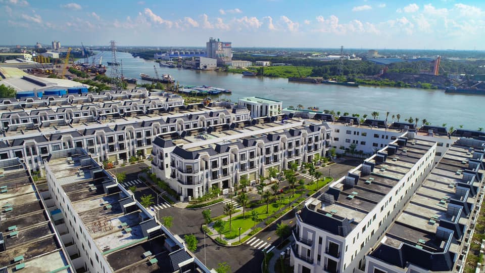 Cho thuê nhà Solar City (Riverside 2) 302 Nguyễn Văn Tuôi, view sông, 8tr/th 3PN 3WC