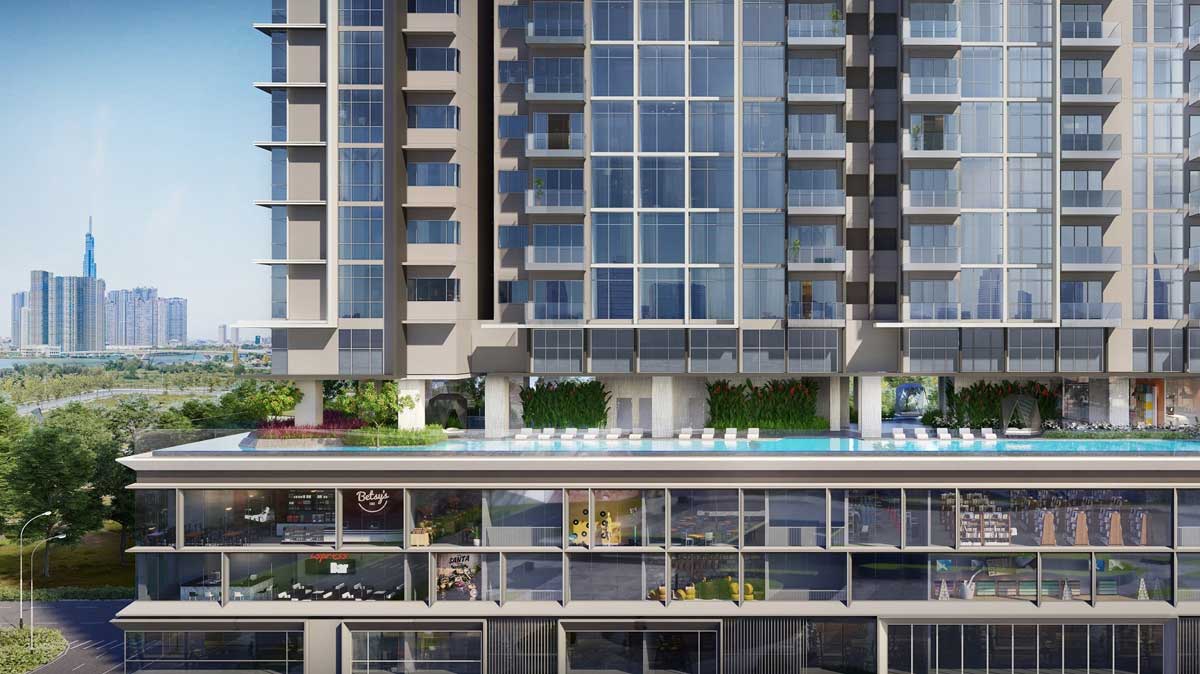 ho thuê shophouse toà Crest Metropole Thủ Thiêm