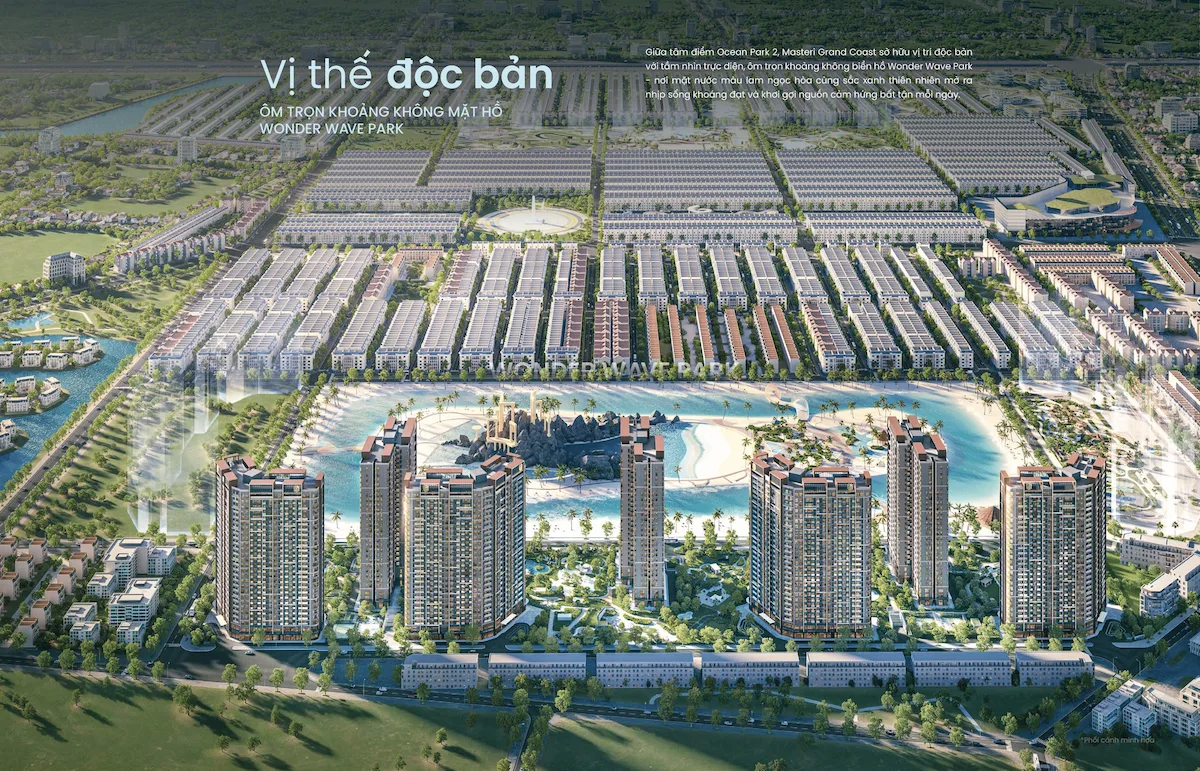 Căn hộ 1PN+ Masteri Grand Coast Ocean Park 2 – Vốn chỉ từ 800 triệu, sống chuẩn nghỉ dưỡng biển