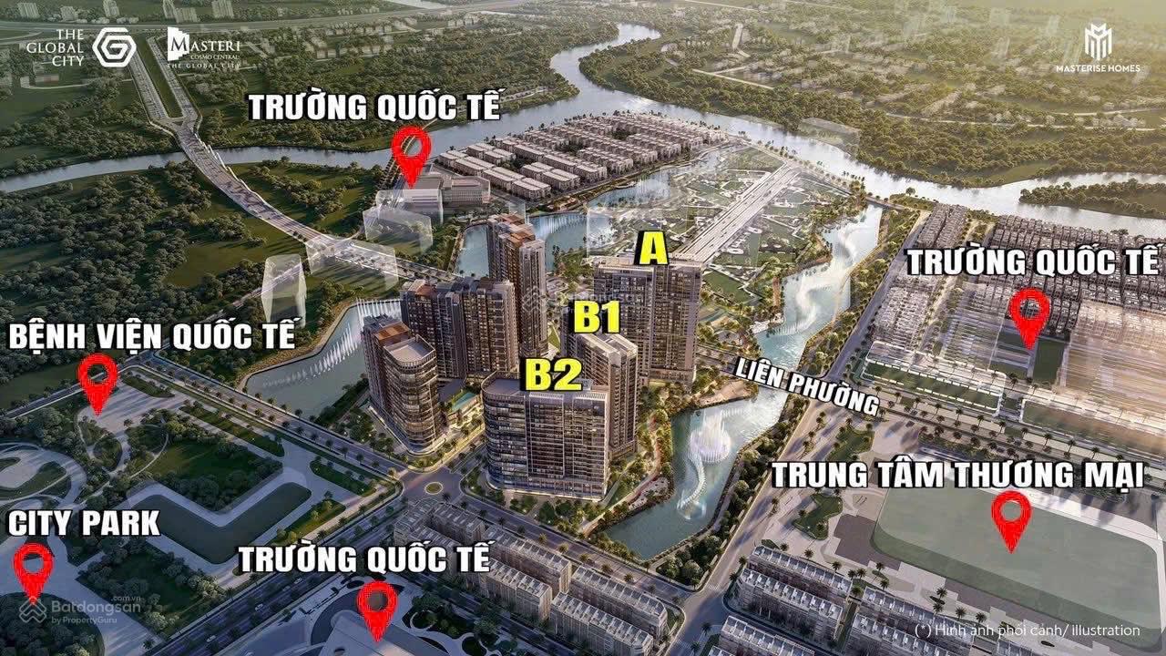 Mở bán đợt 1 căn hộ Masteri Cosmo Central ngay kênh đào nhạc nước, CK đến 16.5%.