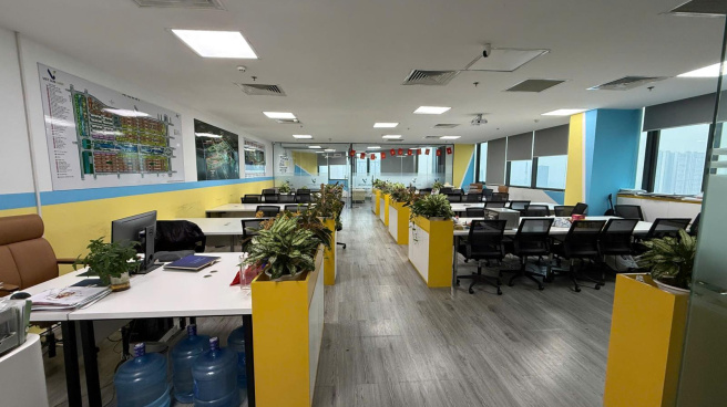 Cho thuê văn phòng Viwaseen Tower Tố Hữu - Diện tích 550m2 có cắt nhỏ từ 100m2 - Giá 230k/m2/th - Sẵn nội thất.