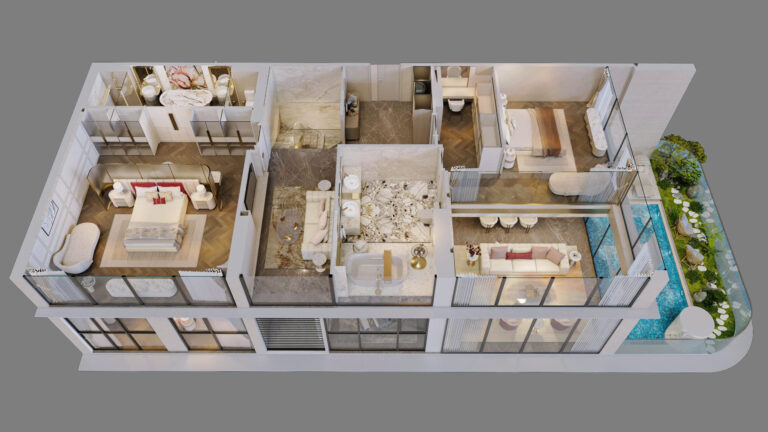 Duplex Rivea chỉ từ 85 triệu/m² – sở hữu sân vườn, bể bơi riêng và chỗ đỗ xe định danh đẳng cấp.