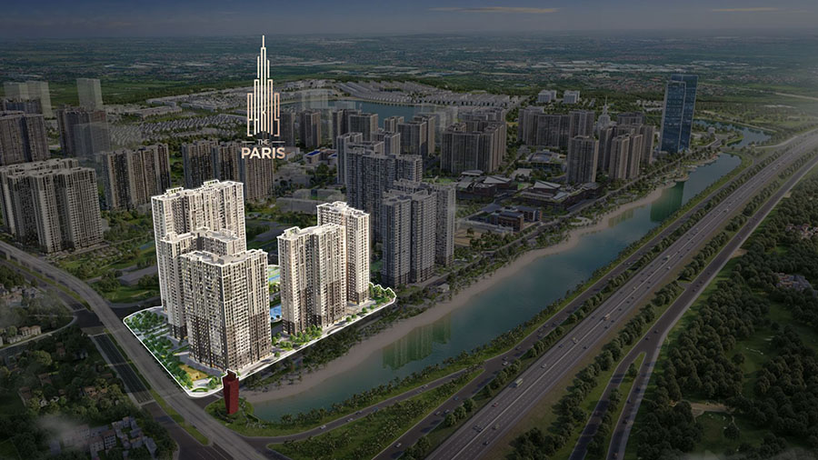 Bán căn 1PN 43m² The Paris, Vinhomes Ocean Park – Giá 3,12 tỷ, tầng trung, view thoáng