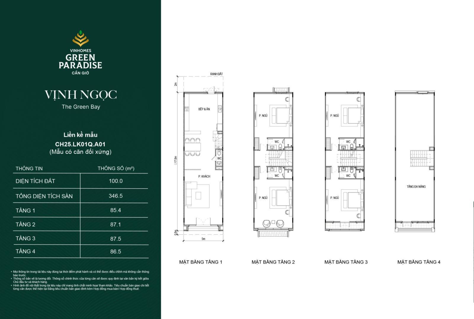 Bán nhà phố Vinhomes Cần Giờ 75m² – Giá chỉ từ  11 tỷ, vị trí hiếm trong đại đô thị biển Vinhomes Green Paradise