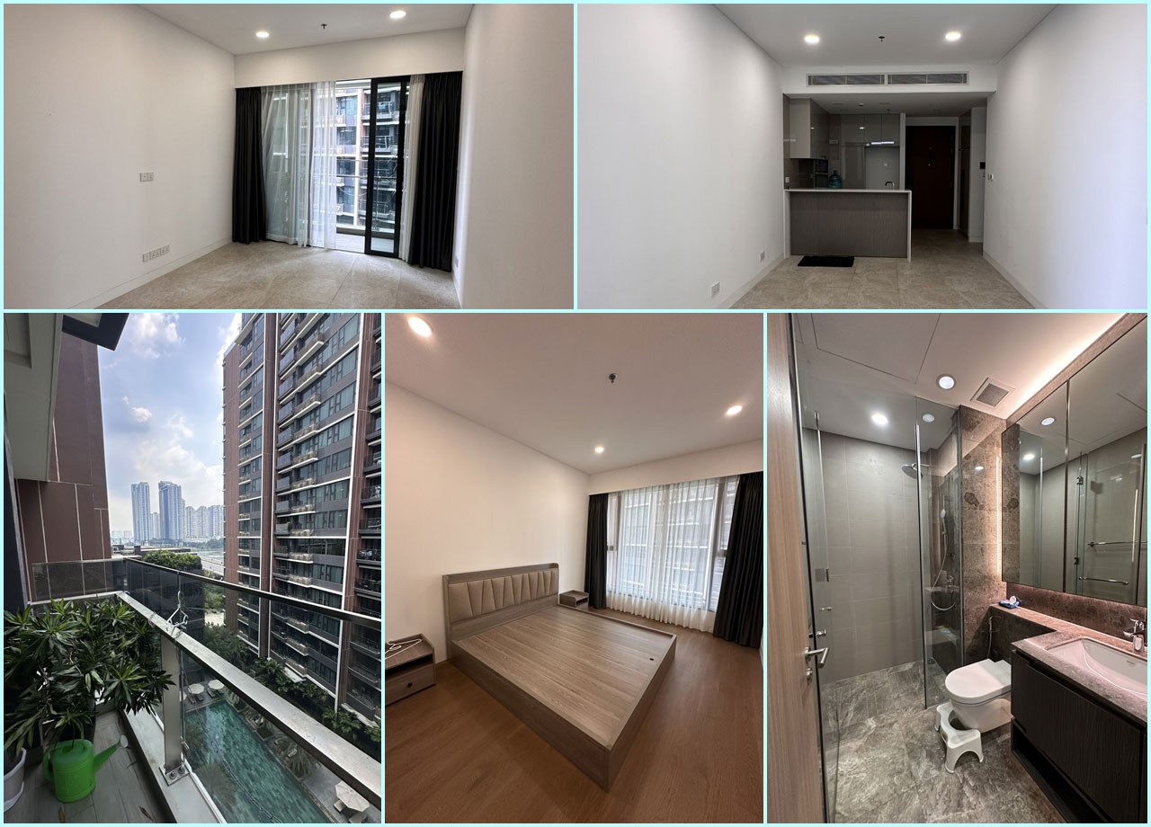 Cập nhật quỹ căn hộ cho thuê tại dự án The River Thủ Thiêm: Loại 1 phòng ngủ giá 20 triệu, 2 phòng ngủ giá 25 triệu, 3 phòng ngủ từ 40 triệu và 4 phòng ngủ từ 80 triệu.