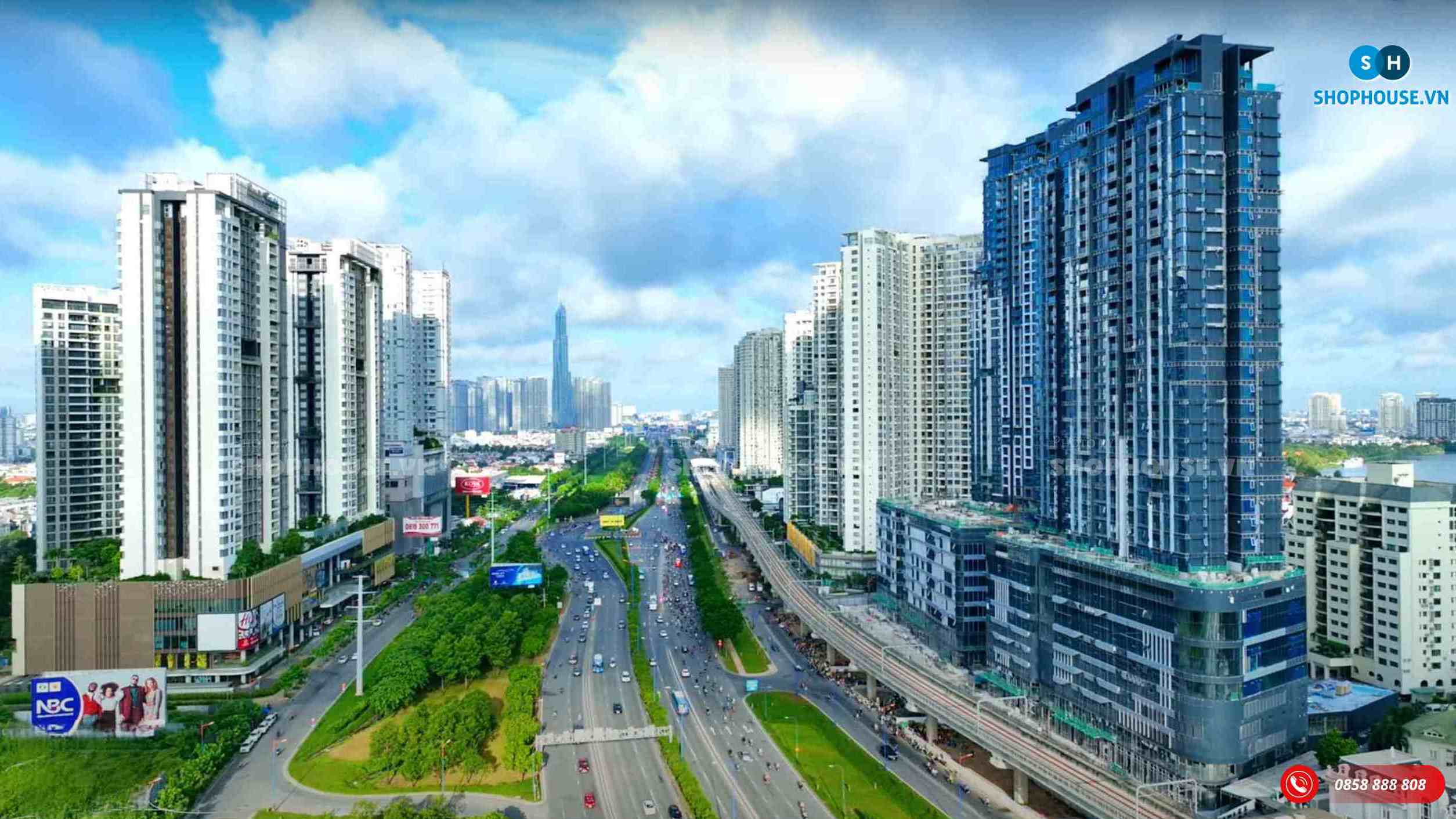 Shophouse góc Lumiere Riverside – vị trí đẹp, dễ kinh doanh